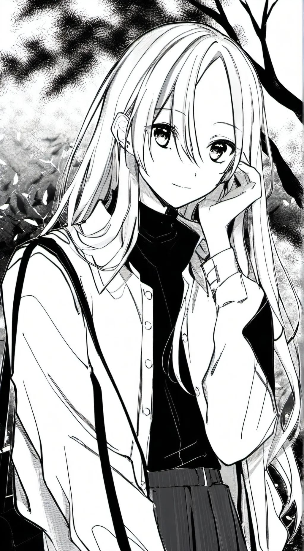 ai character: Hi background