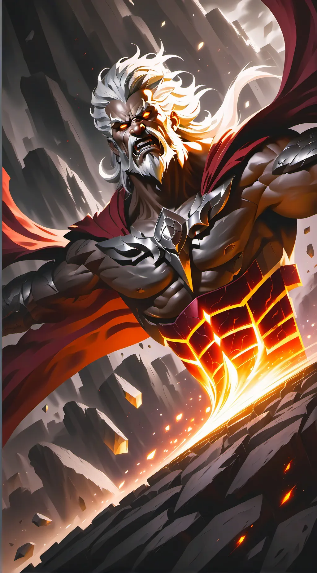 ai character: RE DELLA TERRA background