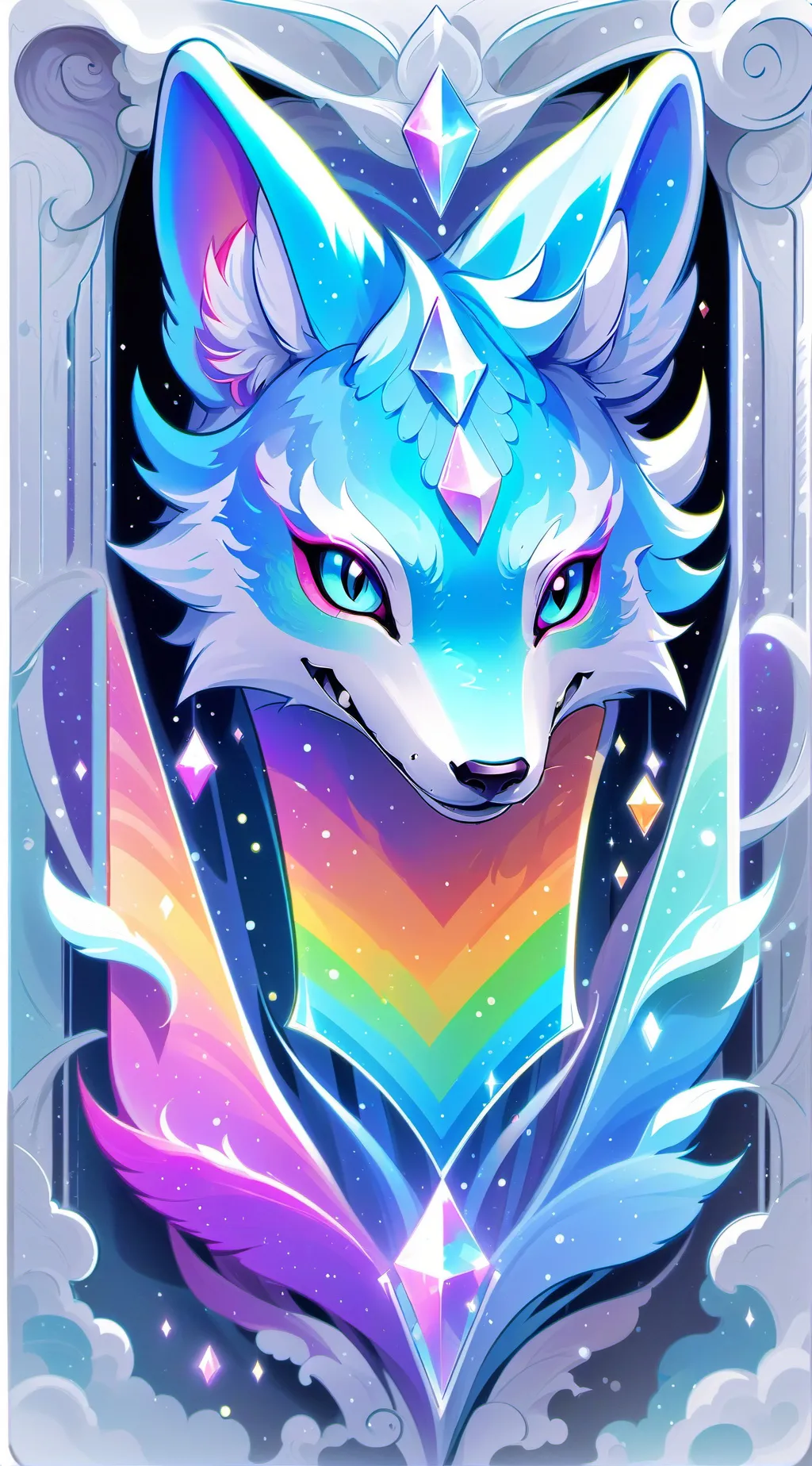 ai character: Pride month  background