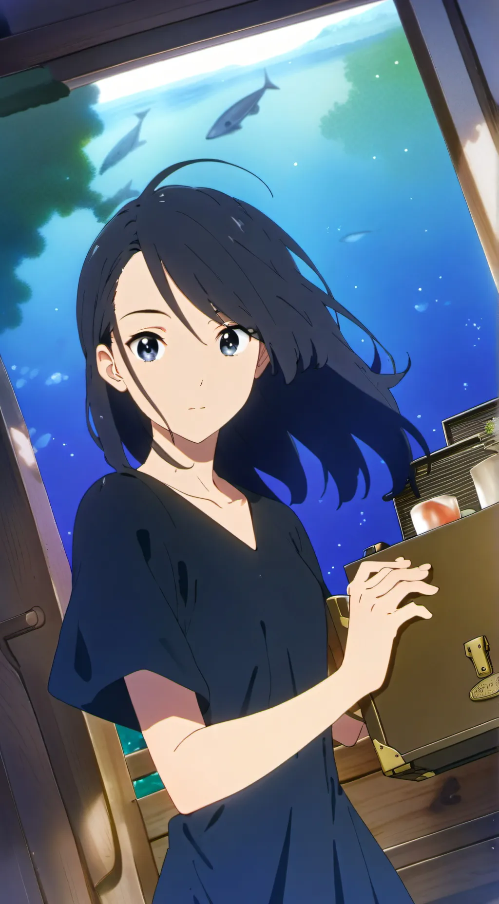 ai character: Dressed-Up Spirit background