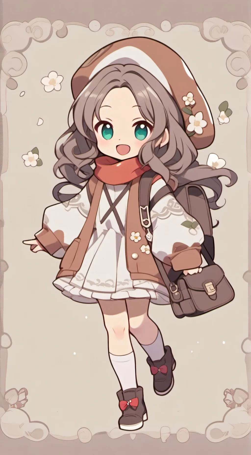 ai character: Пап. дочки background
