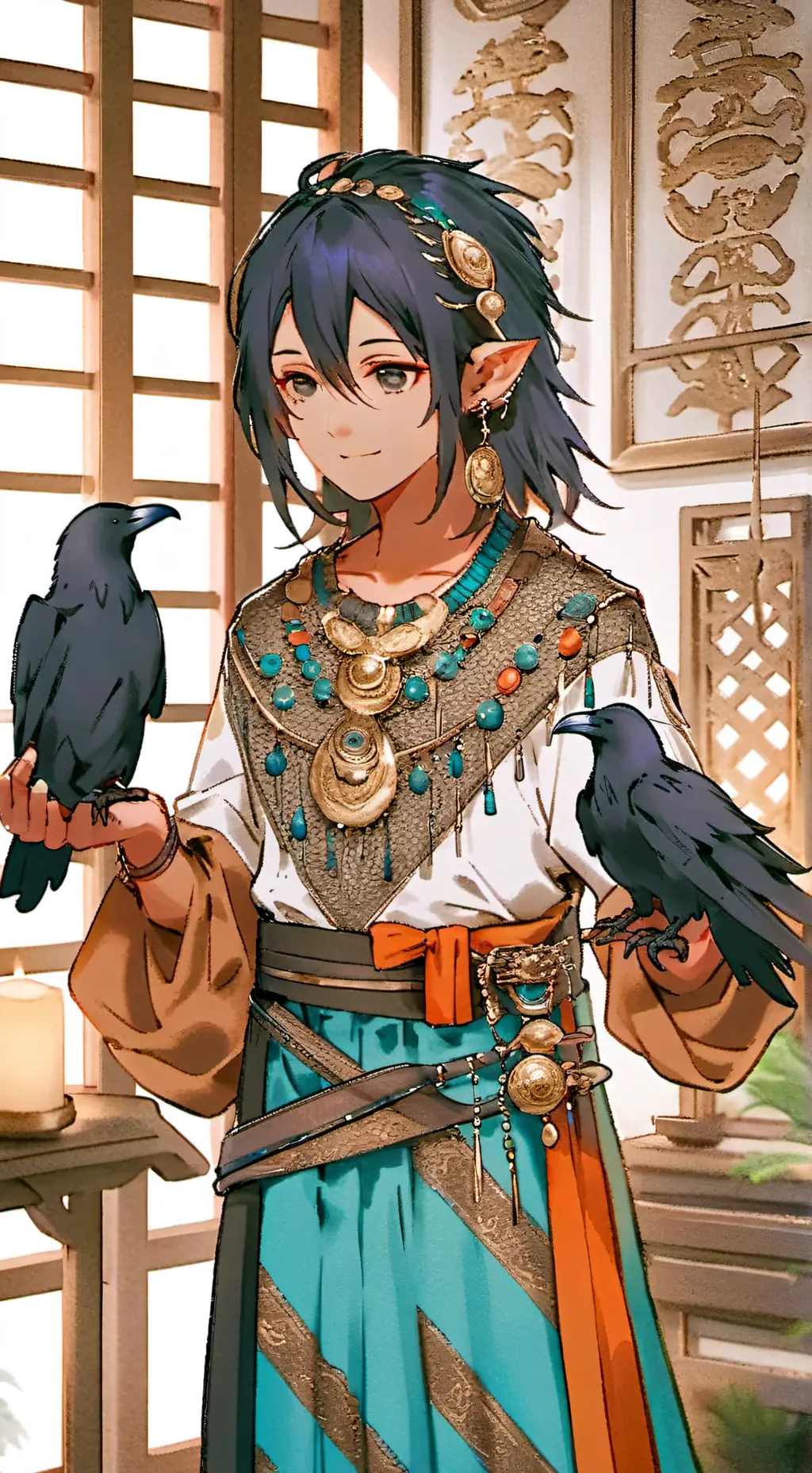 ai character: Ravenwing Spirit background