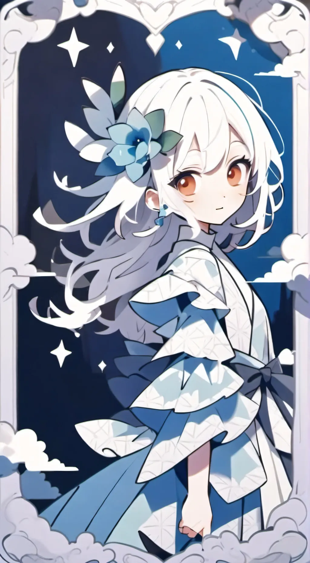 ai character: Aurora  background