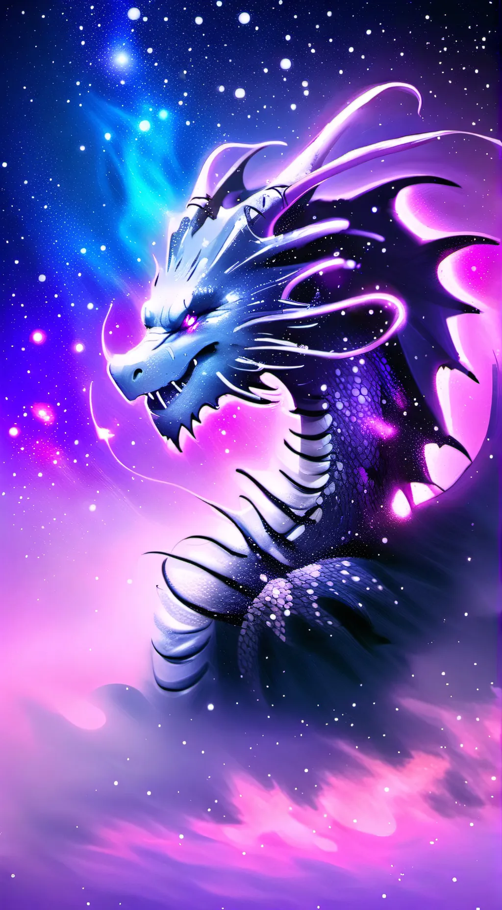 ai character: goddess of dragons background