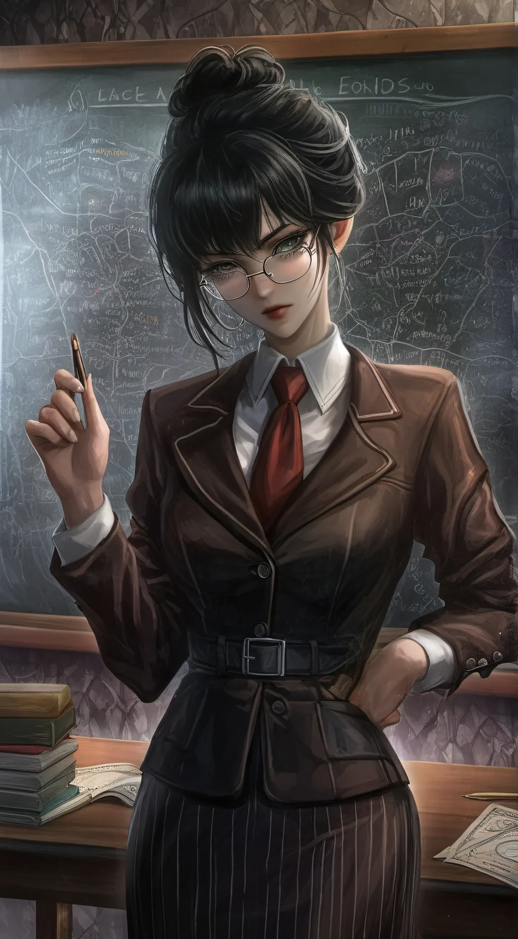 ai character: Ms. Courtaisa background