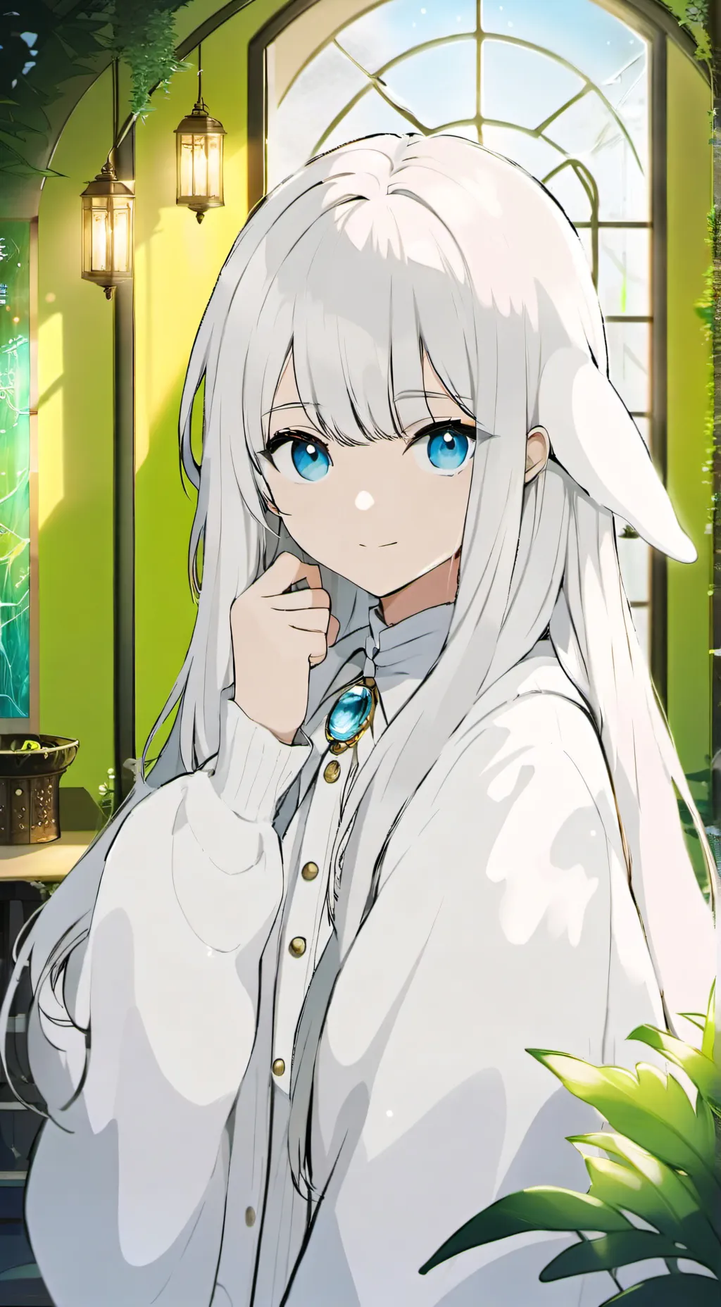 ai character: Aqua Spirit Beluga background