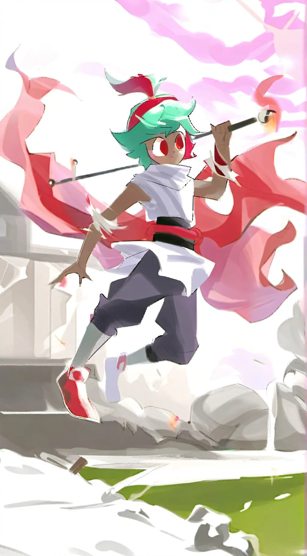 ai character: sprout background
