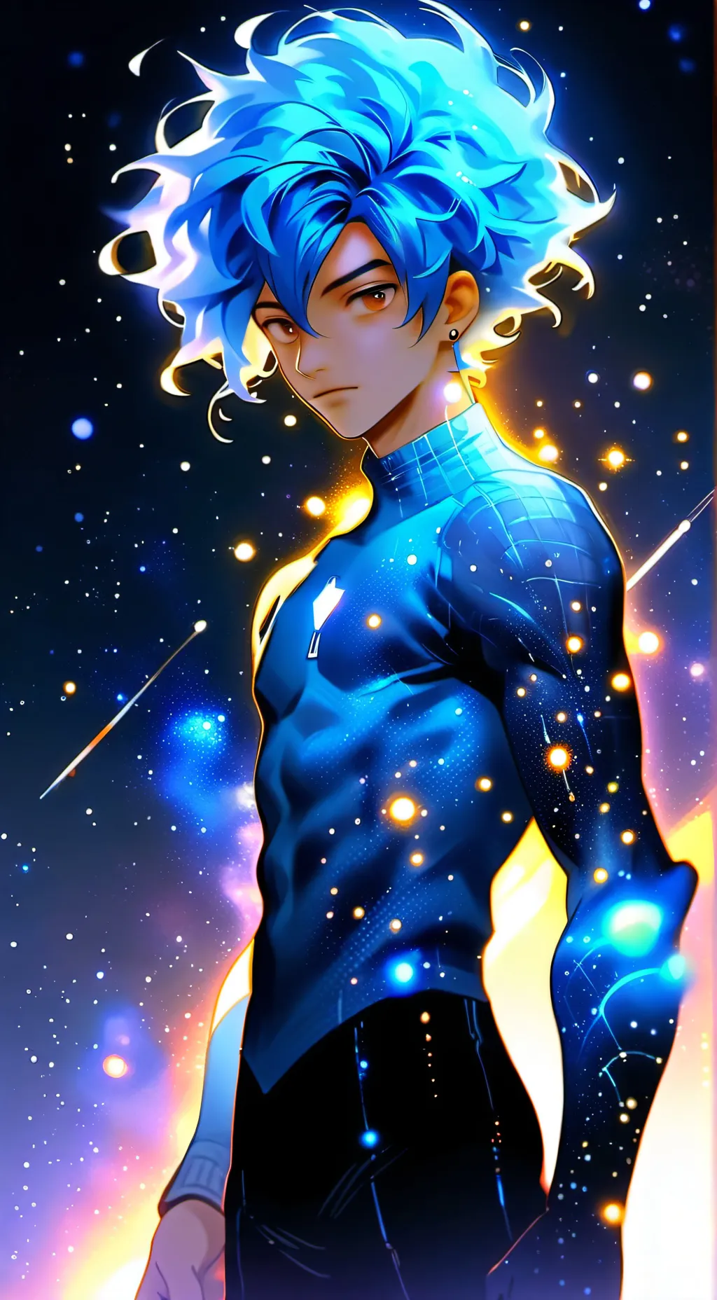 ai character: space wally background