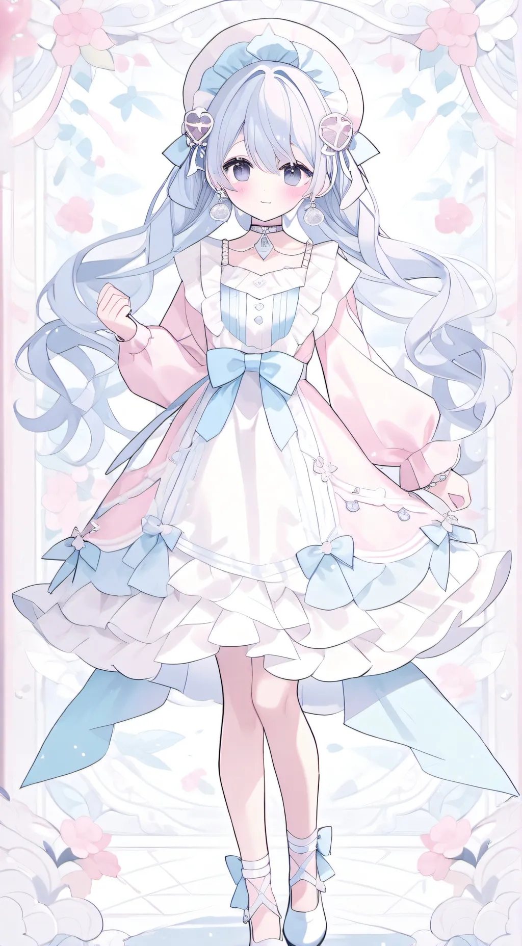 ai character: alphabet  background
