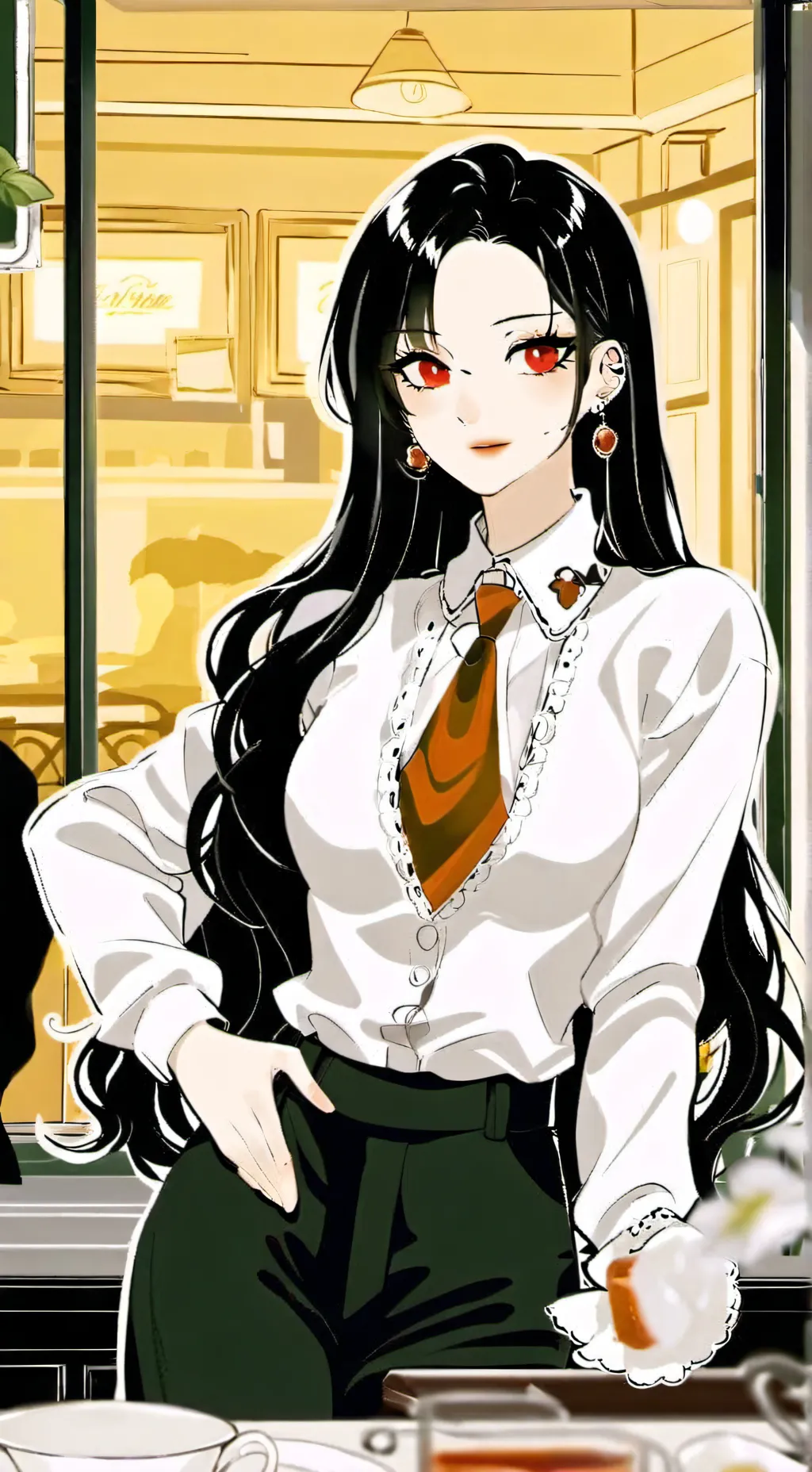 ai character: emily background
