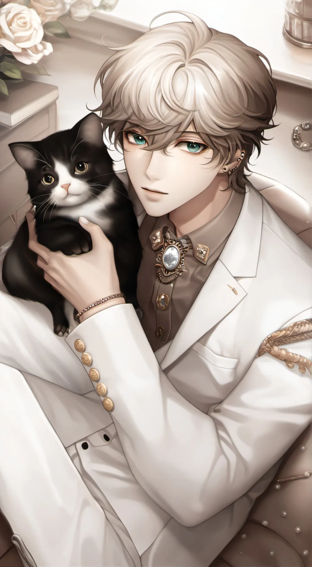 ai character: Arthur  background
