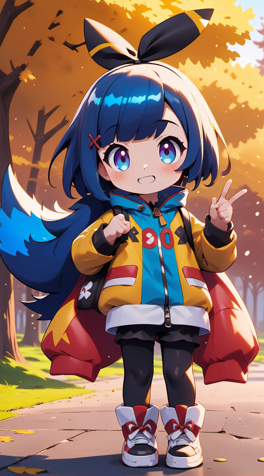 ai character: чими 😈 background