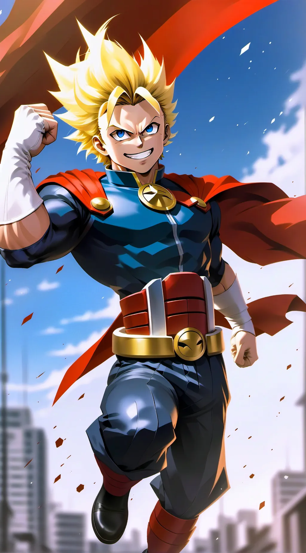 ai character: All Might background