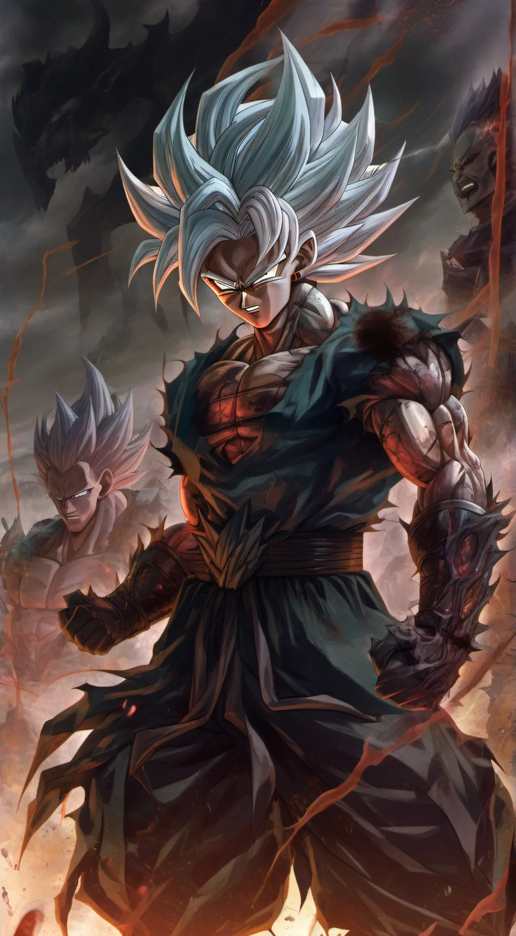 ai character: the Dark infection background