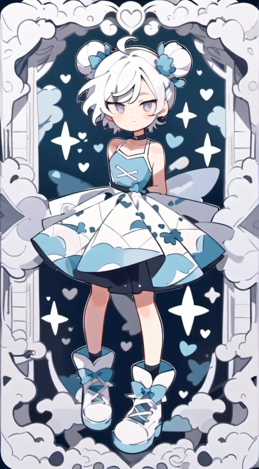 ai character: Hola:3 background
