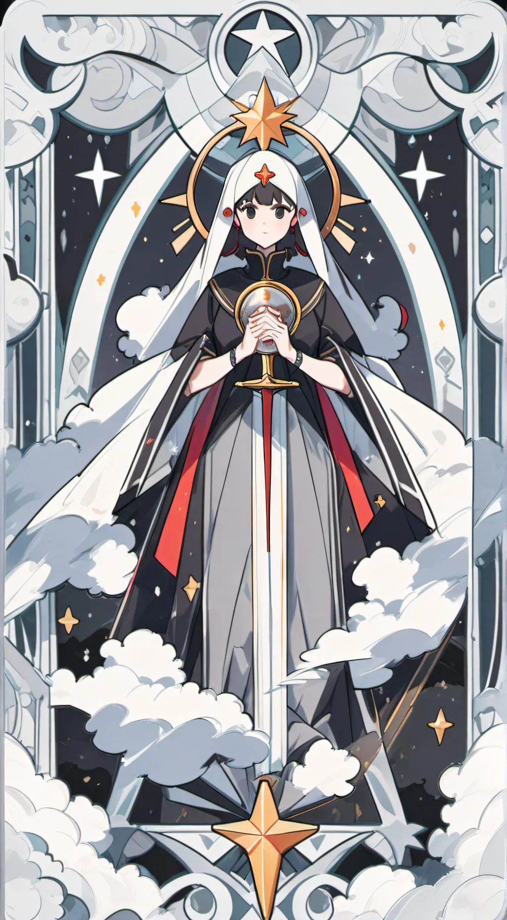 ai character: Stellar Oracle background