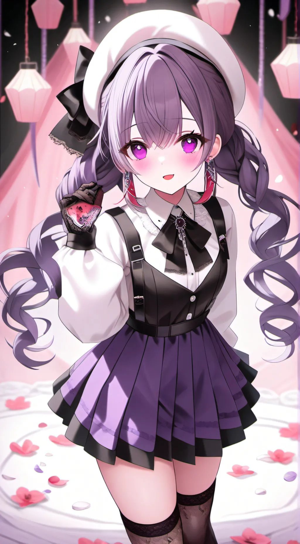 ai character: minara🔪 background