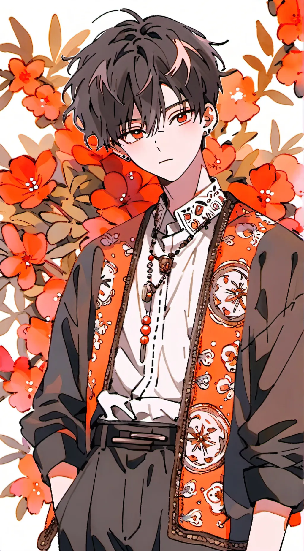 ai character: Focus  background