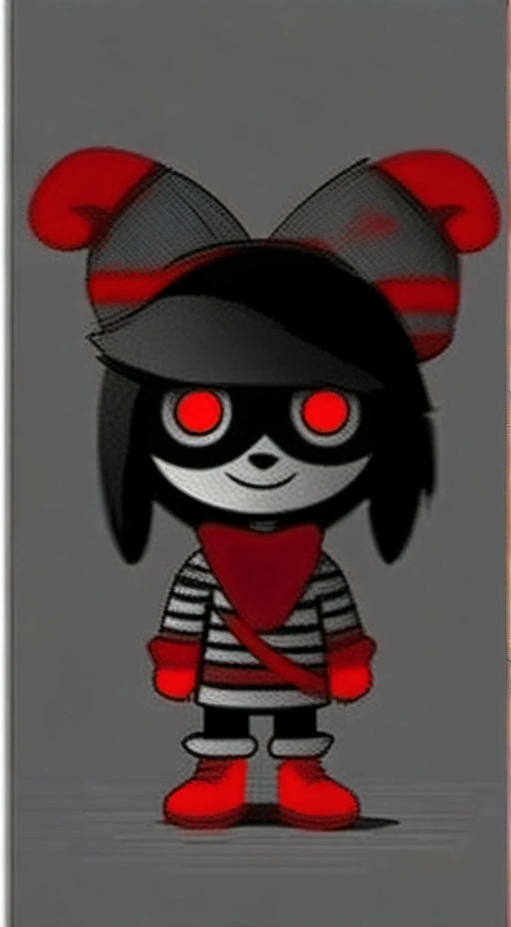 ai character: Wenda helpless  background