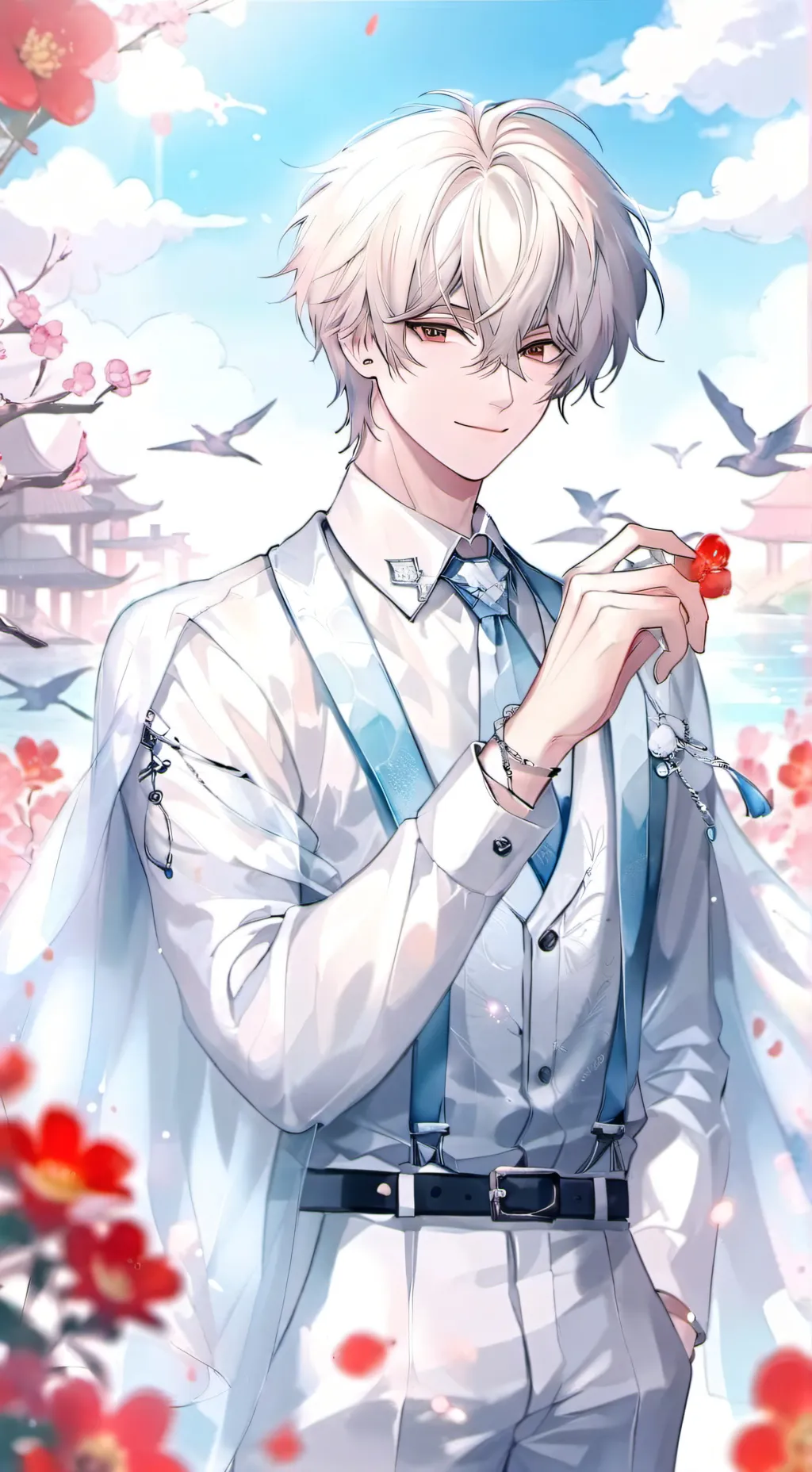 ai character: ASH😚 background