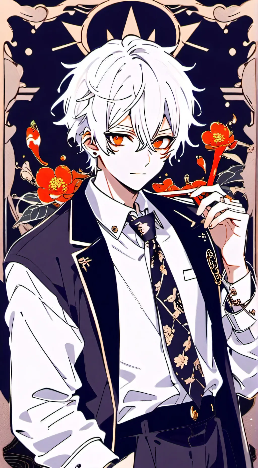 ai character: devil god background