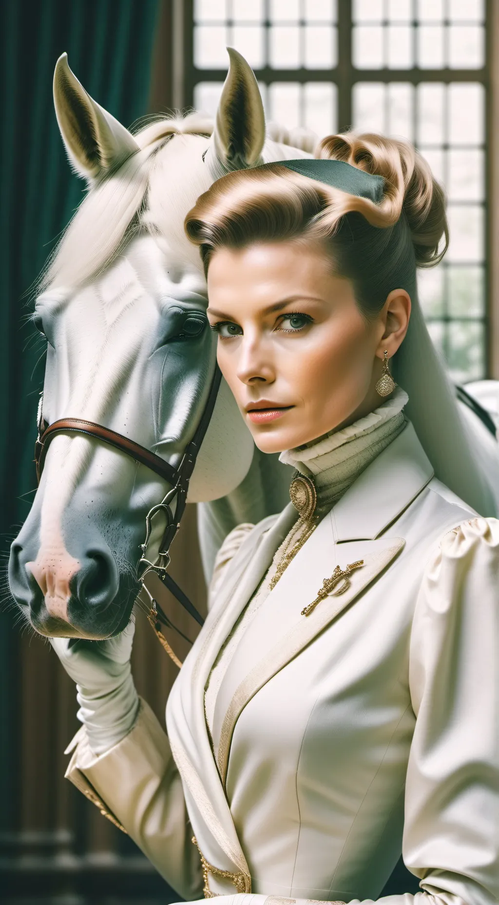 ai character: The Equine Exfoliation Expert background