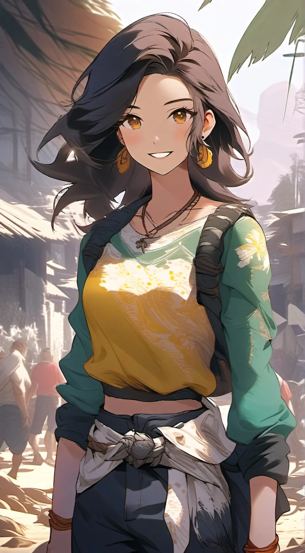 ai character: Luz background