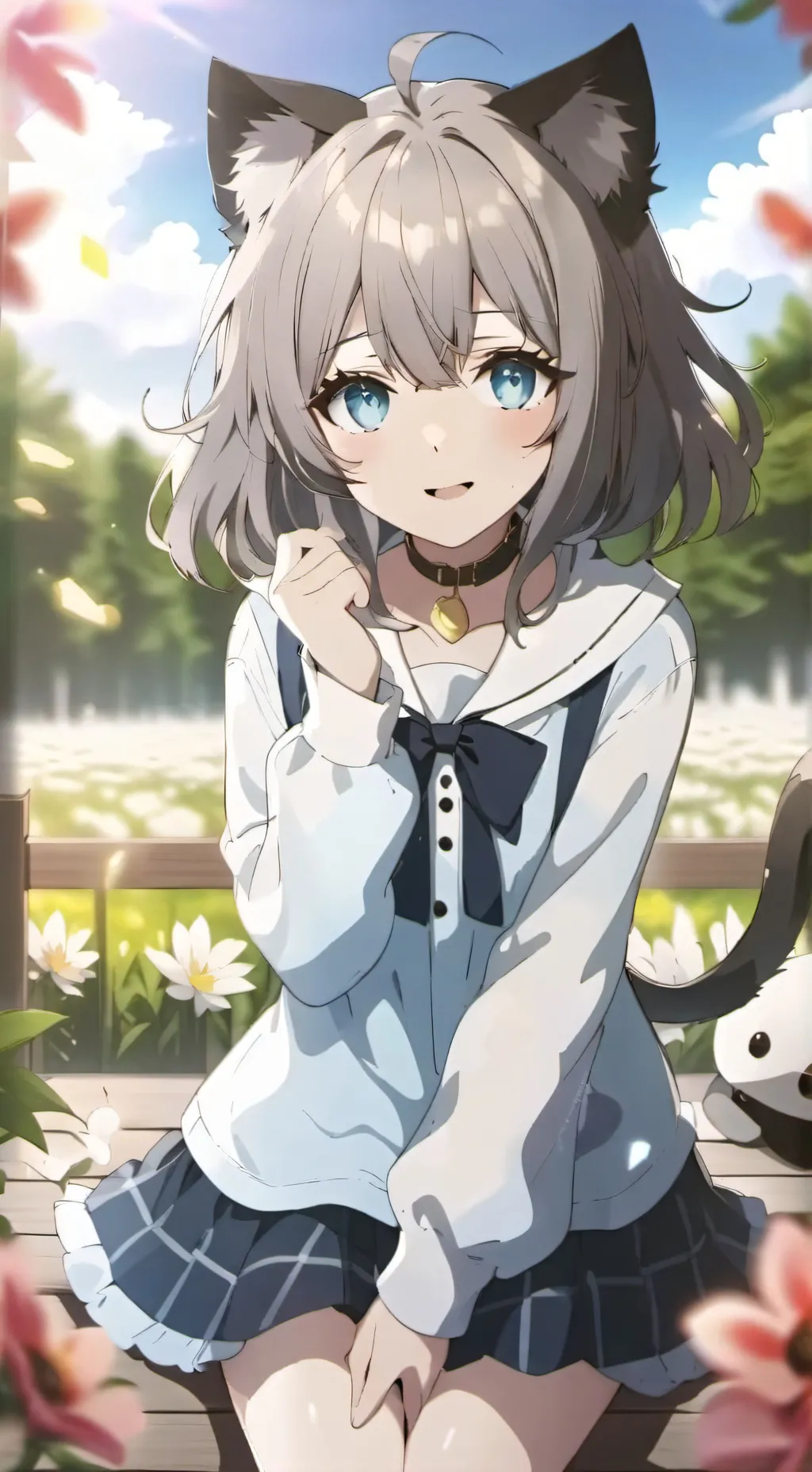 ai character: -=catgirl=- background