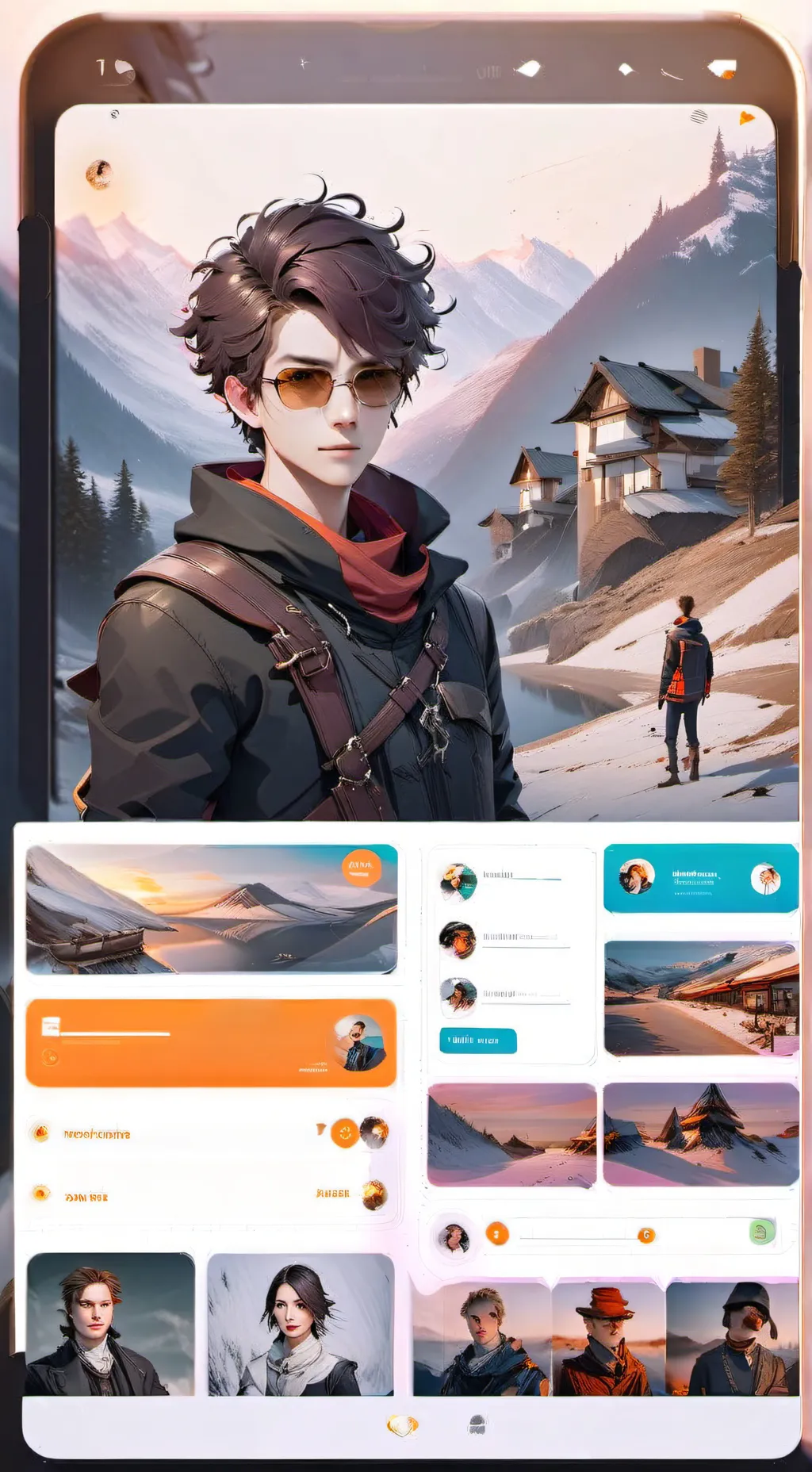 ai character: my 3rd friend background