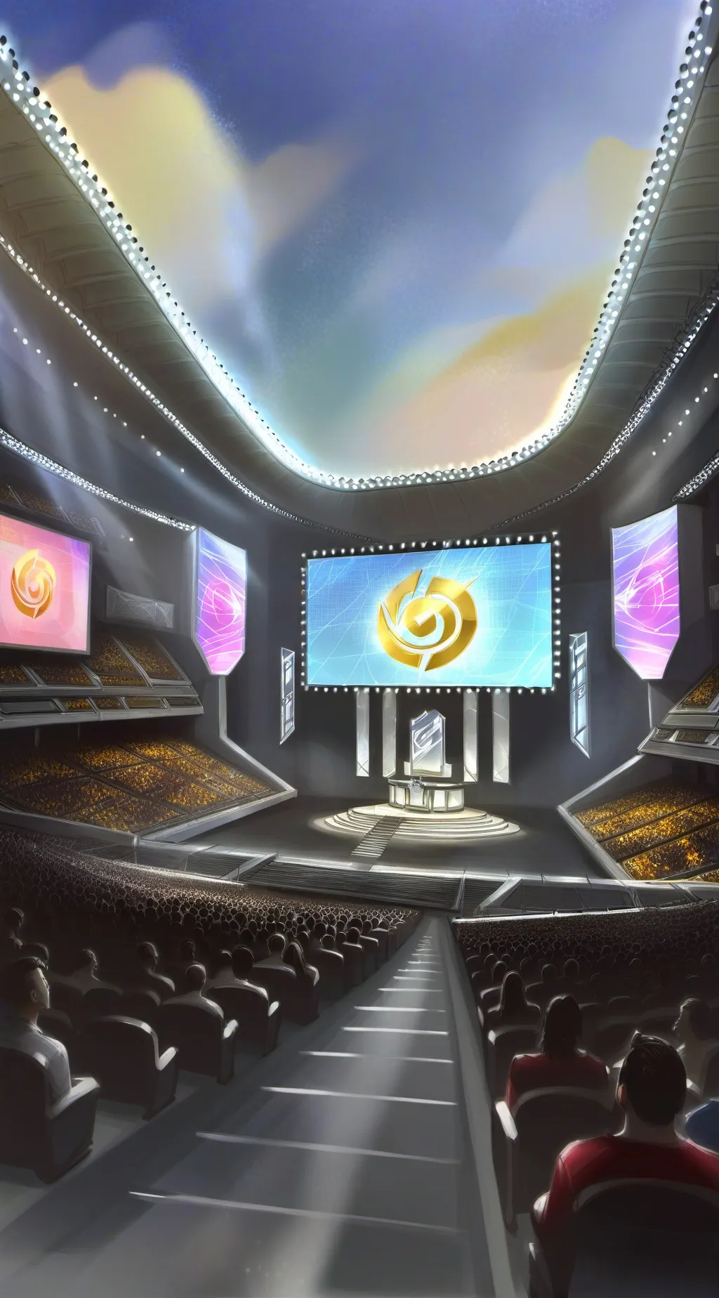 ai character: HH gameshow  background