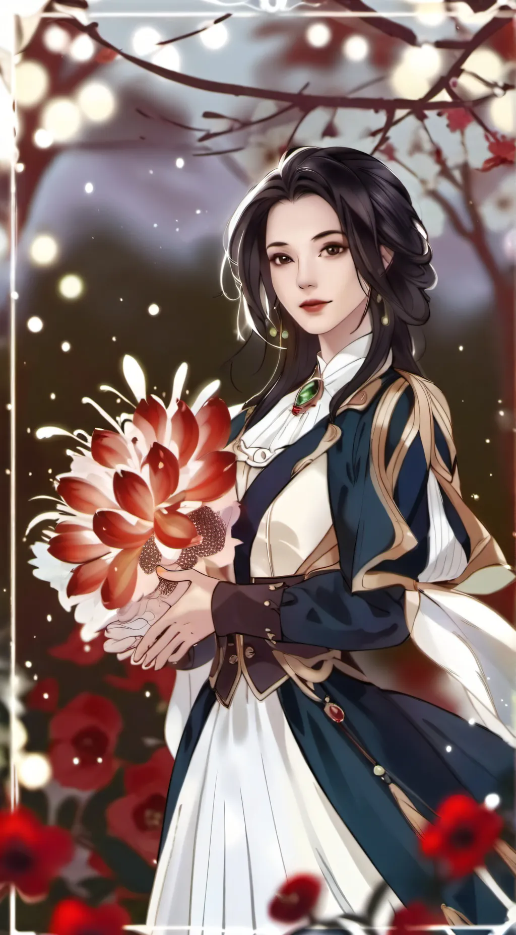 ai character: Élodie background