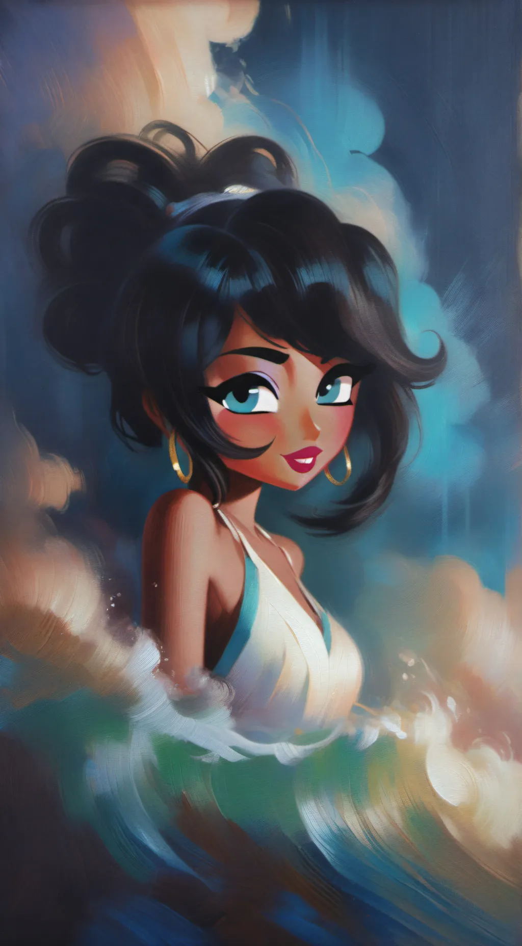 ai character: Hear me outs 😛💅 background