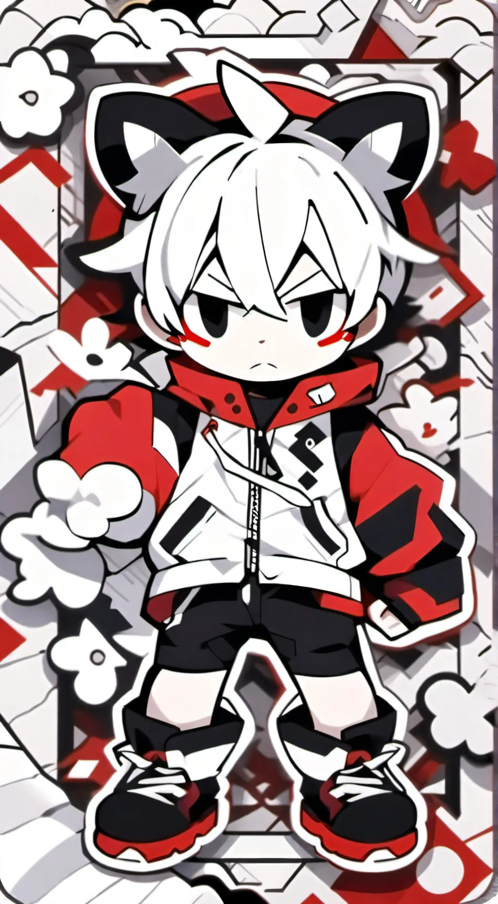 ai character: Metkity *my oc* background