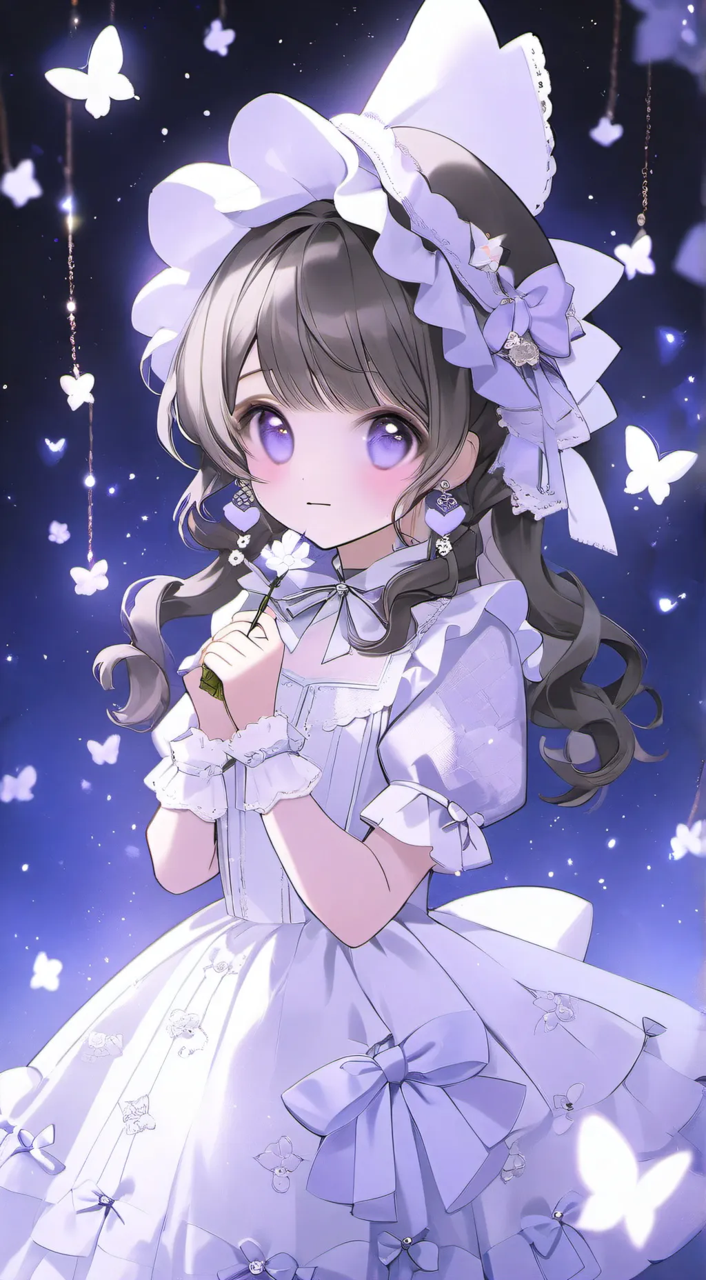 ai character: Sorellina cattiva  background