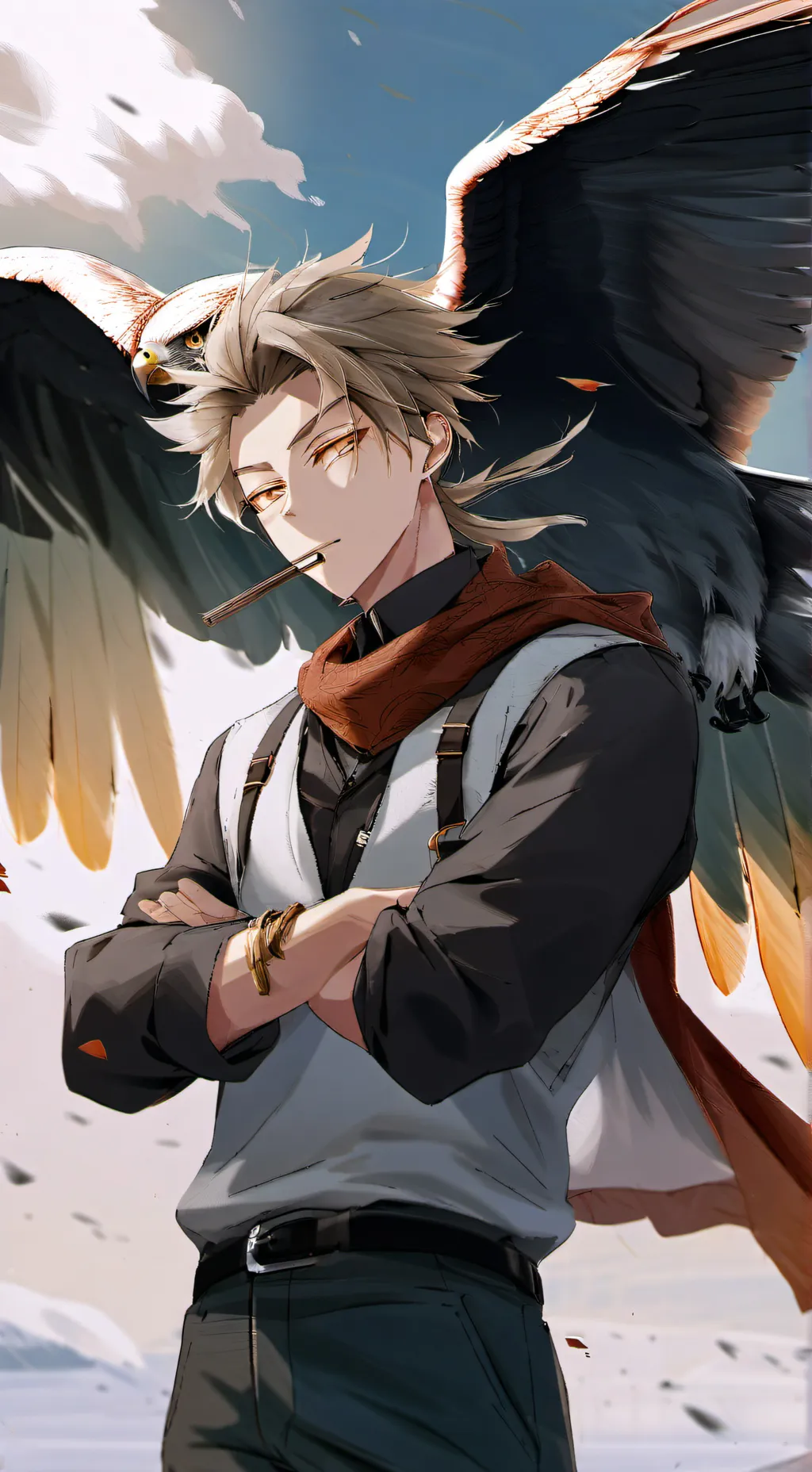 ai character: hawks background