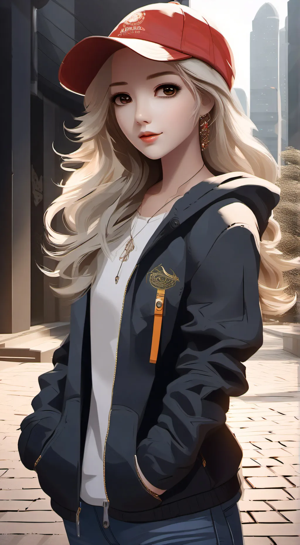 ai character: Lilly background
