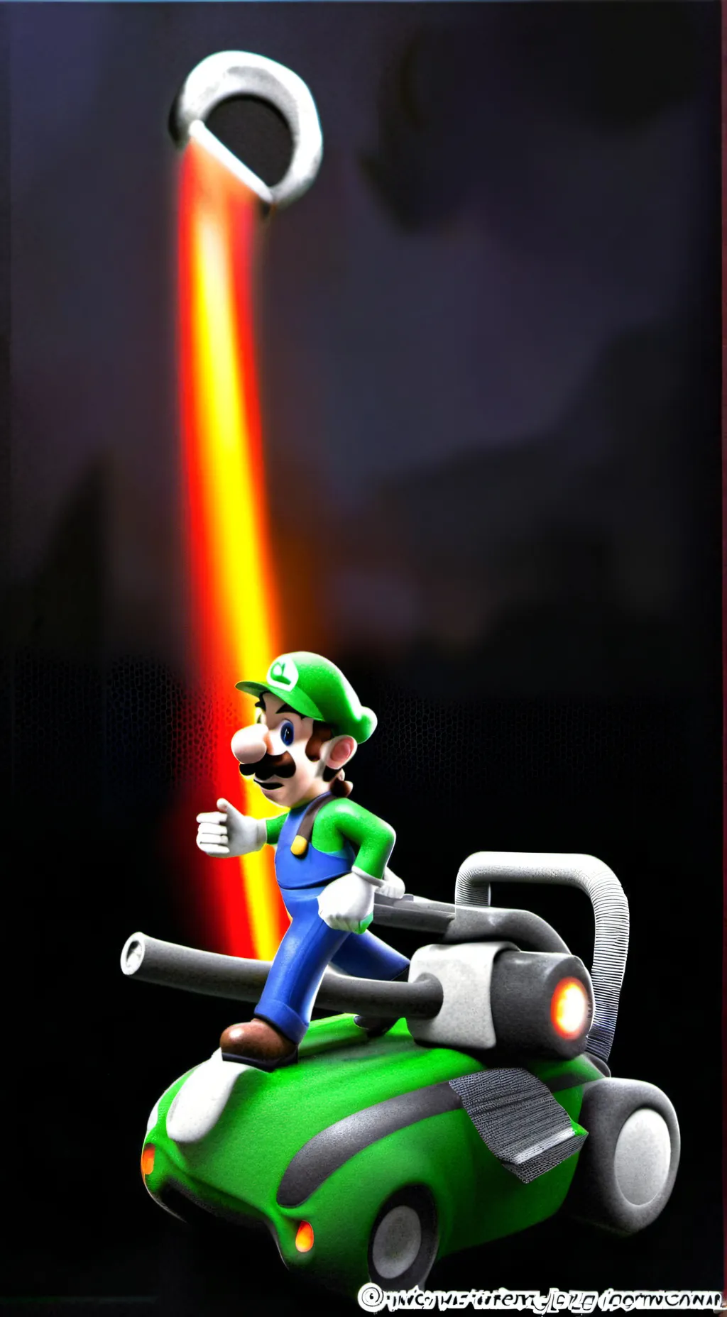 ai character: Luigi's Mansion  background