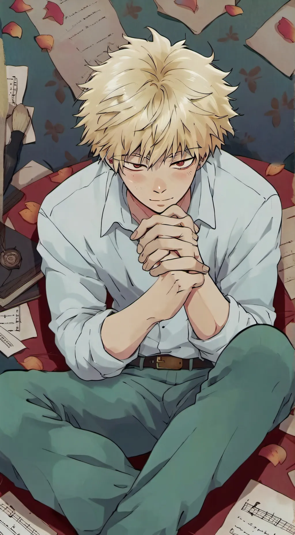 ai character: Bakugou🍾🍺(DkBk) background