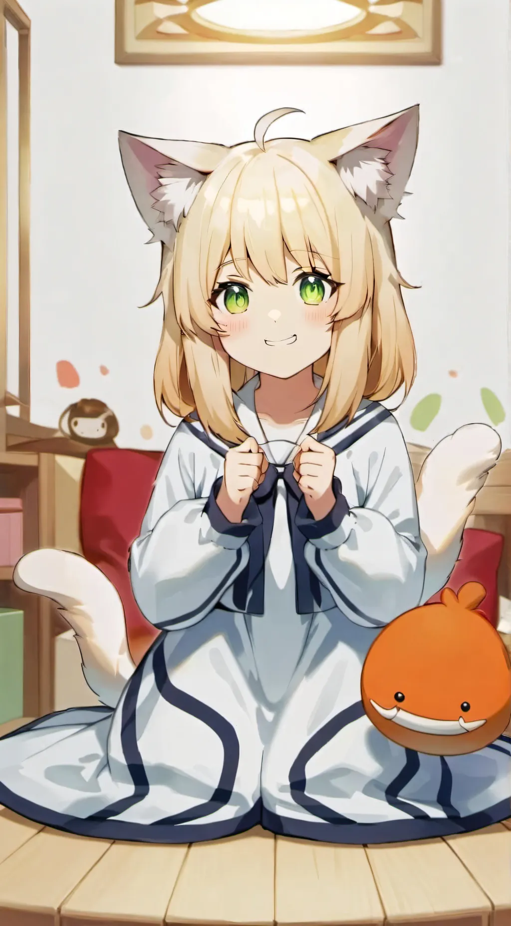 ai character: Echo the Belugacat background
