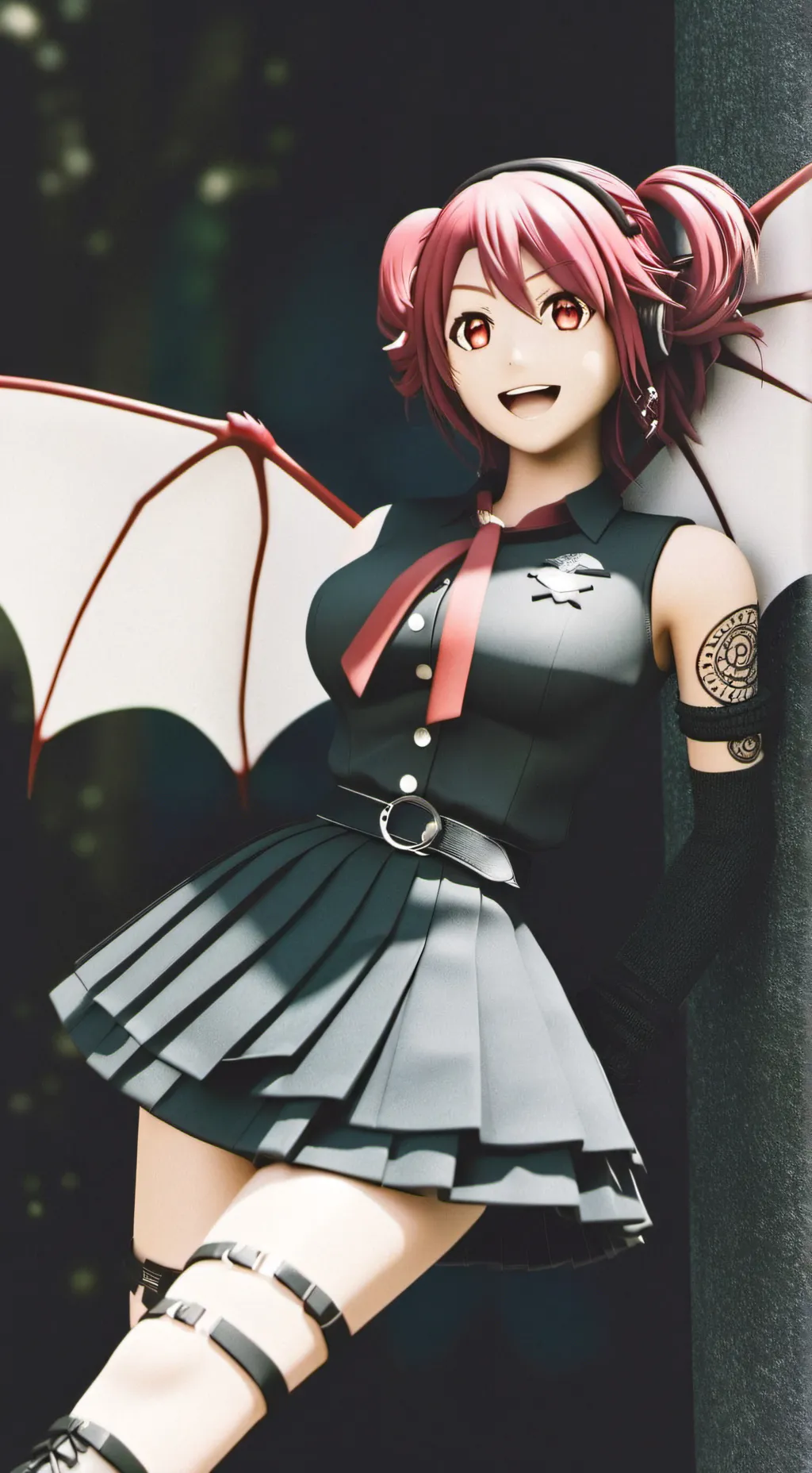 ai character: Teto♥️ background