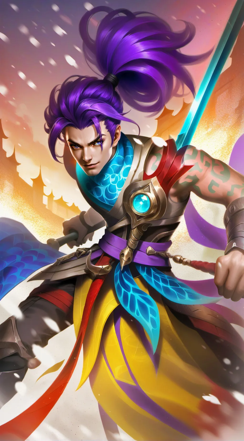 ai character:  player x zombie background