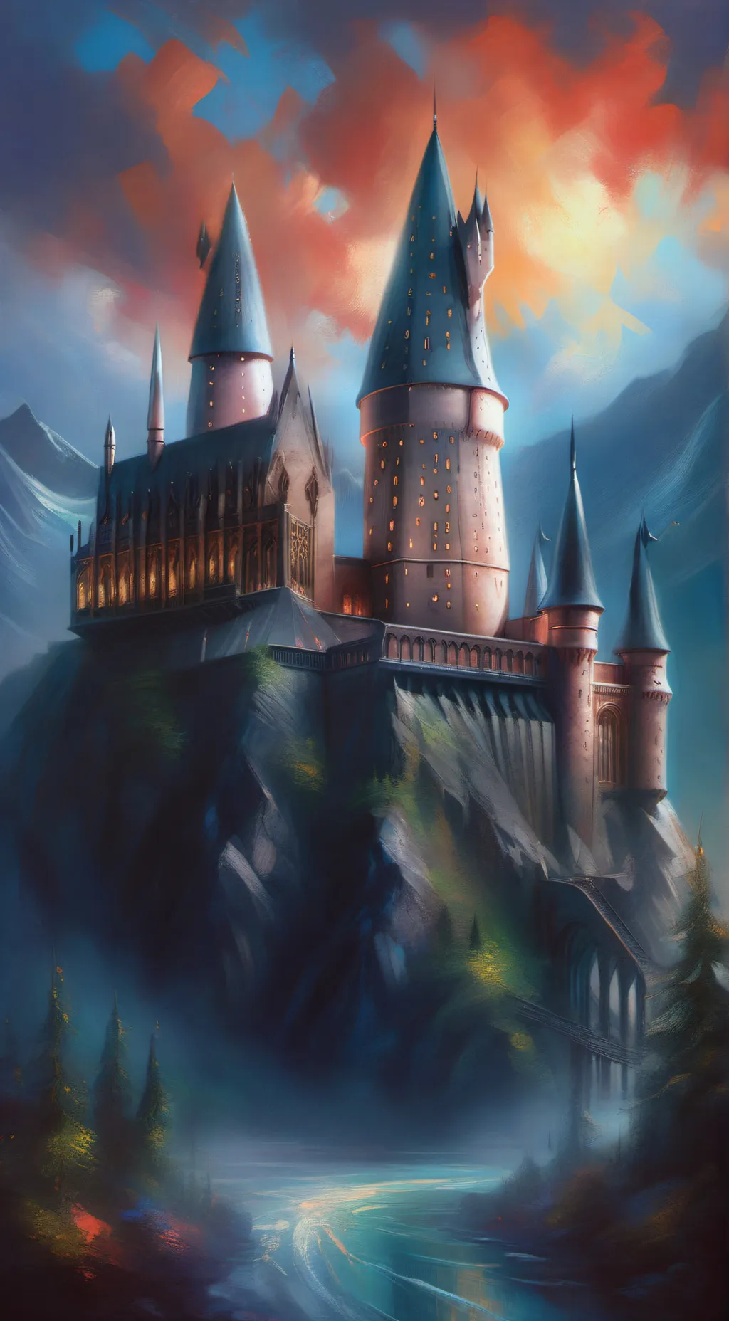 ai character: Hogwarts background