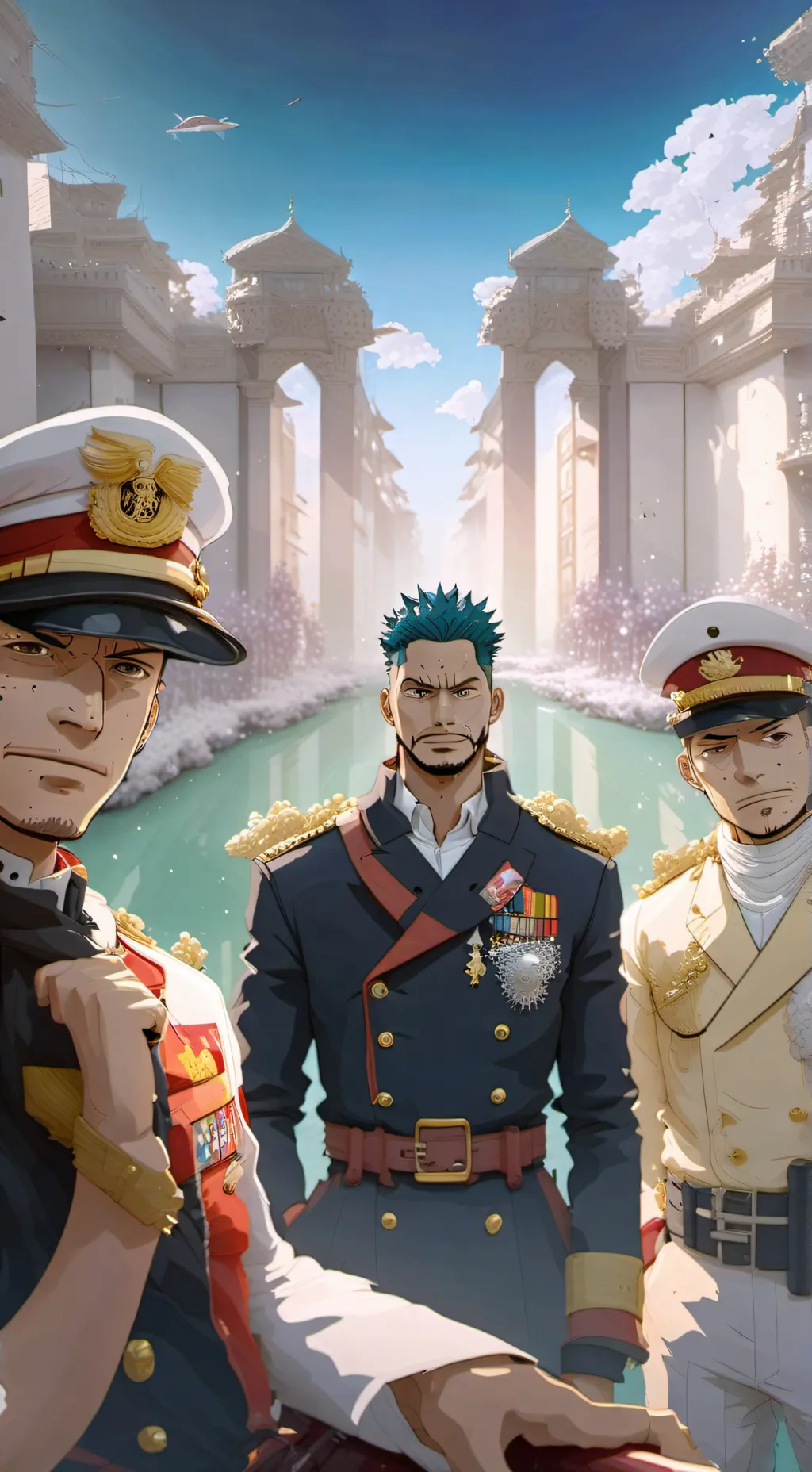 ai character: The marines  background