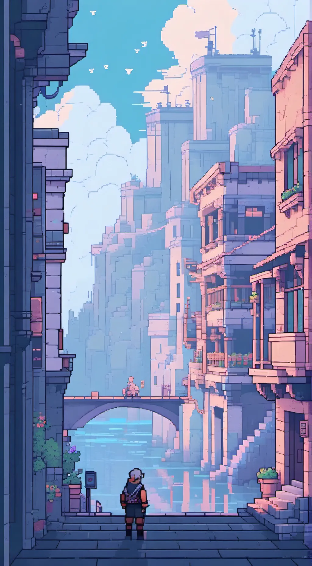 ai character: Dandys world! background