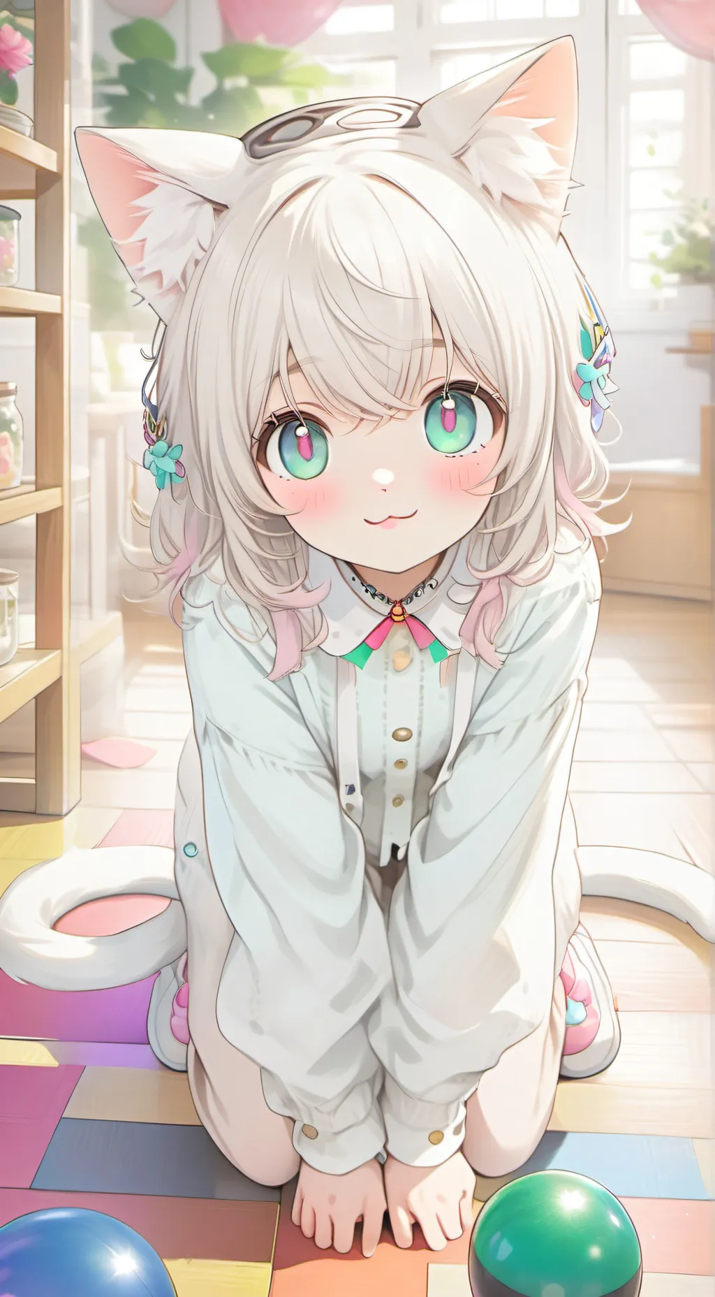 ai character: Pawsome Spirit background