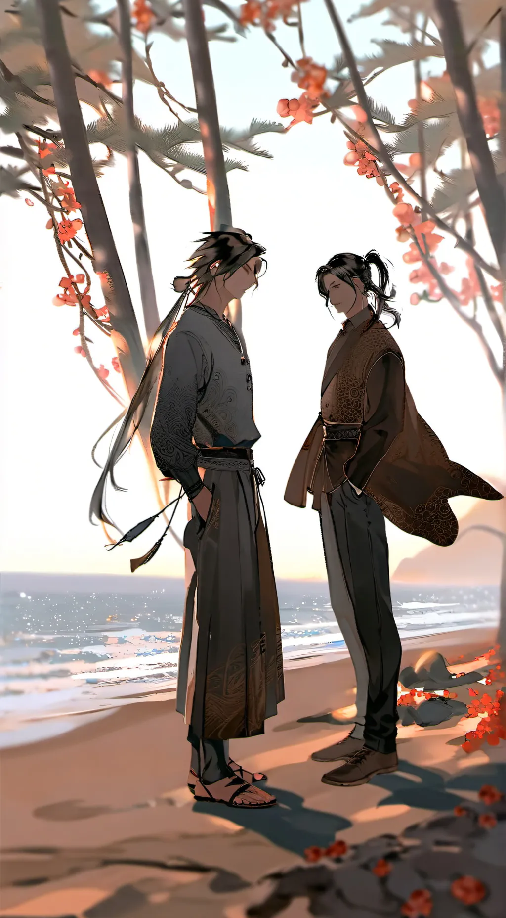 ai character: tanjiro background