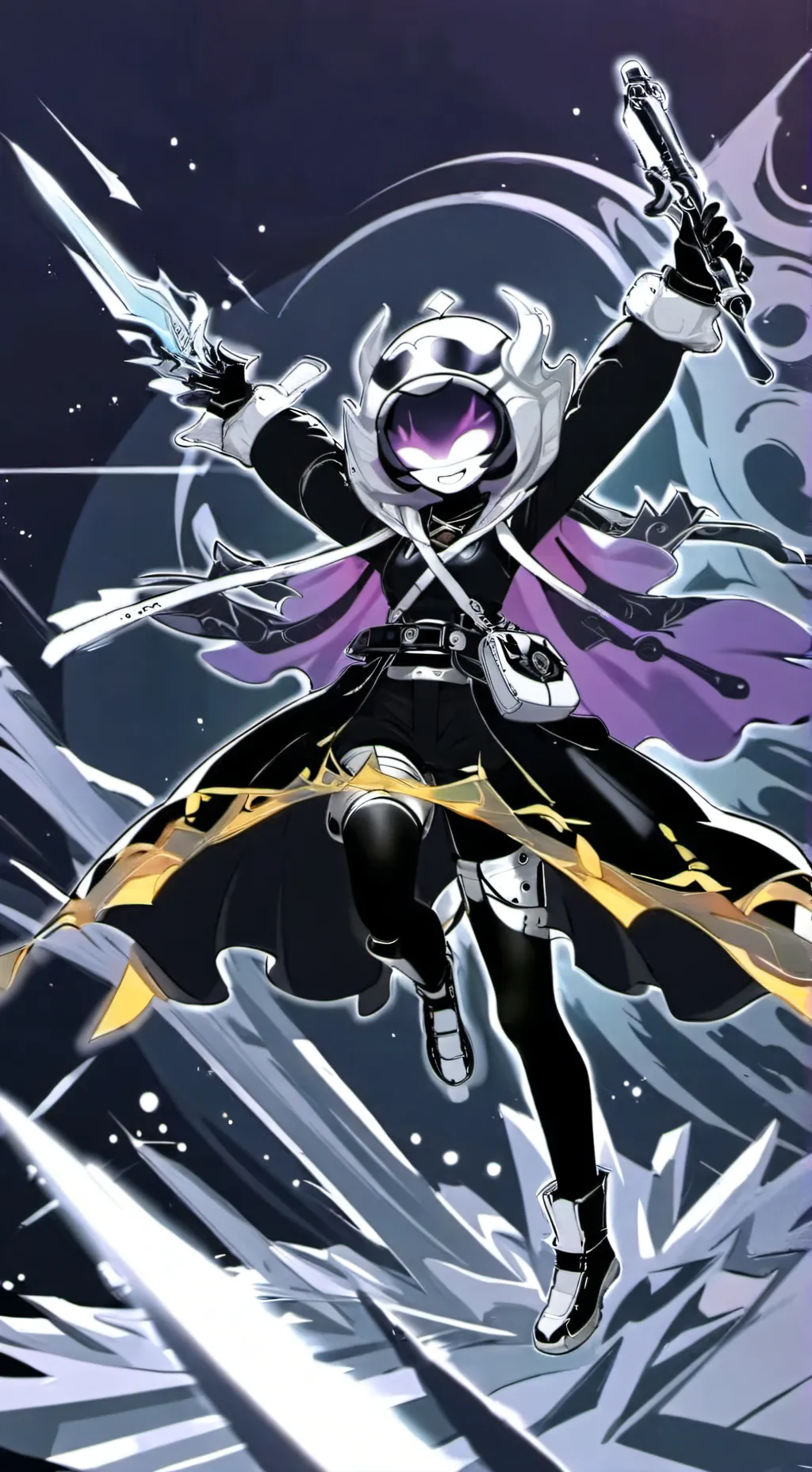 ai character: hijo de N y Uzi background