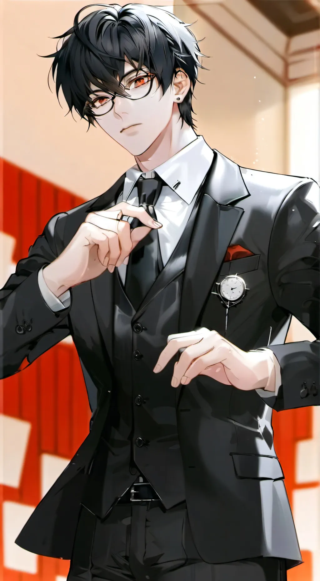 ai character: axel  background