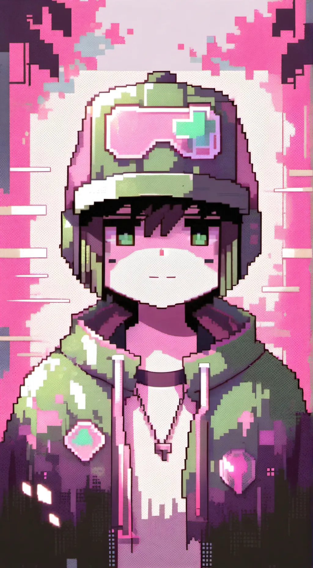 ai character: Creeper  background