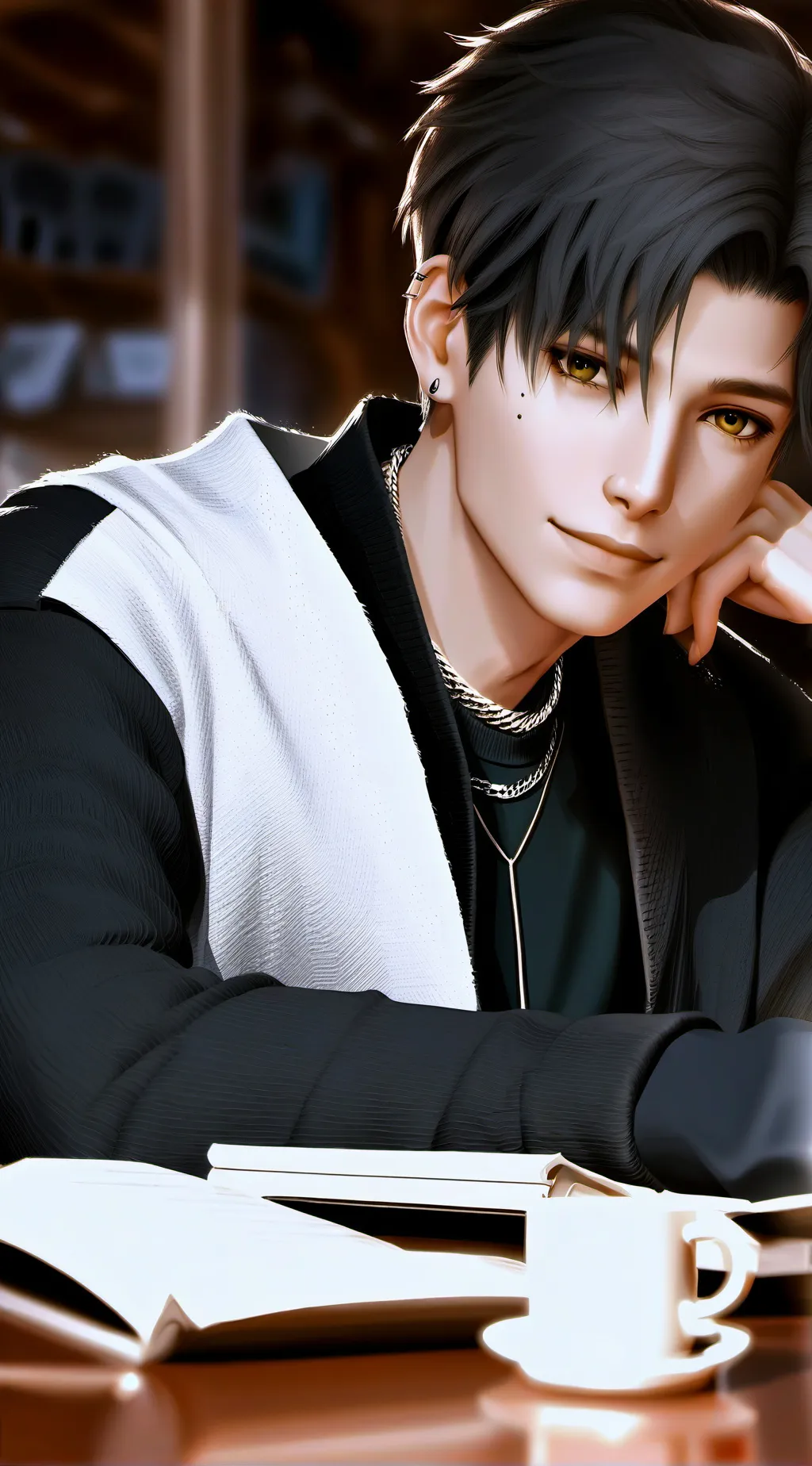 ai character: ༺ღ༒ Տᗩᗰ ༒ღ༻ background
